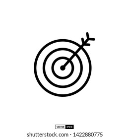 Target icon, design inspiration vector template for web design or mobile app