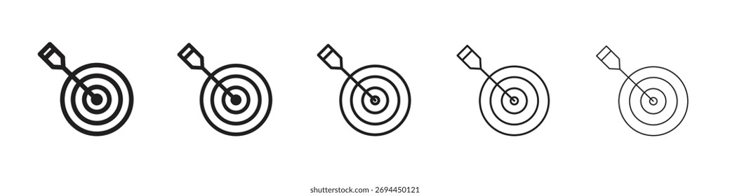 Design de ícone de destino, logotipo, aplicativo, UI. Ilustração vetorial, EPS