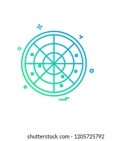 Target icon design vector 