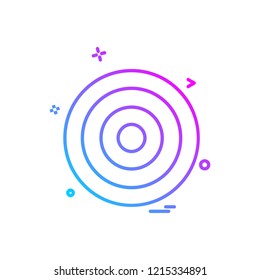 Target icon design vector 