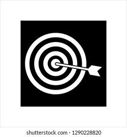 Icono de destino Ilustración de arte vectorial