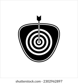 Icono de destino Ilustración de arte vectorial
