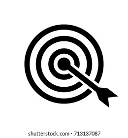 Target icon design vector art
