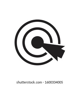 TARGET ICON DESIGN , VECTOR , EPS10