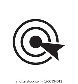 TARGET ICON DESIGN , VECTOR , EPS10
