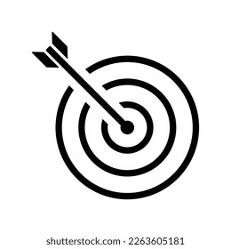 Target icon design. Vector illustration.