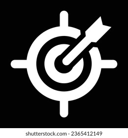 Ilustración vectorial de diseño de icono de destino