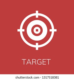  Target icon. Editable  Target icon for web or mobile.