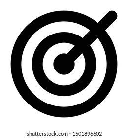 Target icon. Element of business management strategy illustration. Signs and symbols can be used for web, logo, mobile app, UI, UX