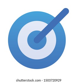 Target icon. Element of business management strategy illustration. Signs and symbols can be used for web, logo, mobile app, UI, UX