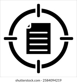 Target Icon Element For Design