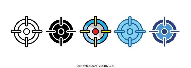 Target Icon Element For Design