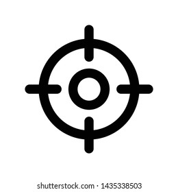 Target icon. flat illustration of Target vector icon for web. perfect use for website, app, pattern, etc.