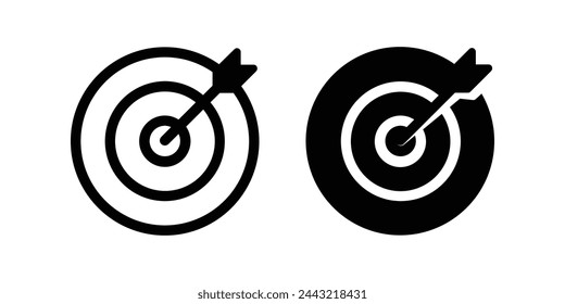 Target icon. flat illustration of vector icon