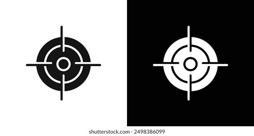 Zielsymbol als flache Linie gesetzt.