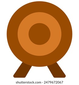 target icon with flat style