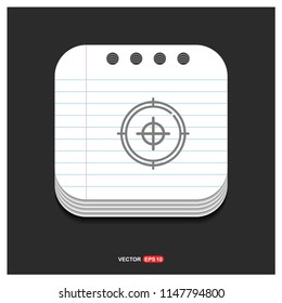 Target Icon - Free vector icon