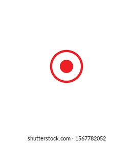 Target icon. Goal symbol. Logo design element