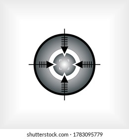 Target Icon. Goal Symbol - Vector.