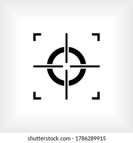 Target Icon. Goal Symbol - Vector.