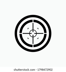 Icono de destino. Símbolo de objetivo -Vector.