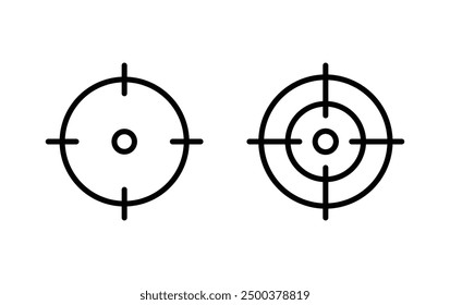 Target icon. goal icon vector