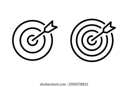 Target icon. goal icon vector