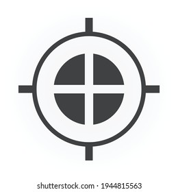 Target Icon for Graphic Design Projects