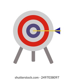 Target icon illustrated on background