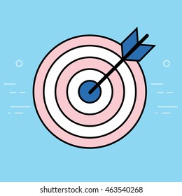 Target icon illustration.