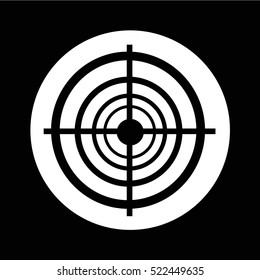 target icon illustration design