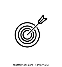 target icon, illustration design template