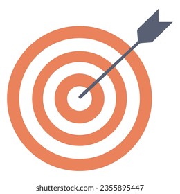 target icon. illustration graphic of target