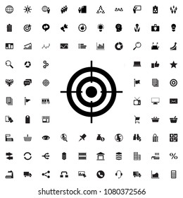 target icon illustration isolated vector sign symbol