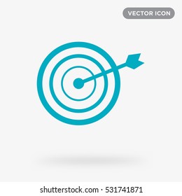 Target icon illustration isolated vector, archery sign symbol