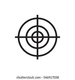 target icon illustration isolated vector sign symbol