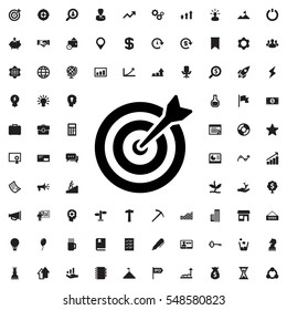 target icon illustration isolated vector sign symbol