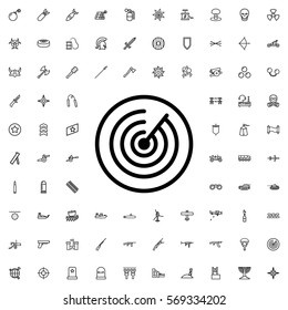 target icon illustration isolated vector sign symbol