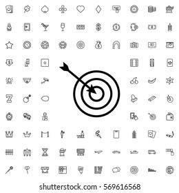 target icon illustration isolated vector sign symbol