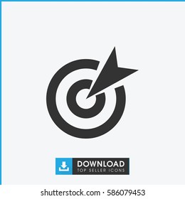 target icon illustration isolated vector sign symbol
