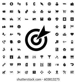 Target icon illustration isolated vector sign symbol. e-commerce icons vector set.