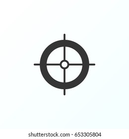 Target  icon illustration isolated vector sign symbol