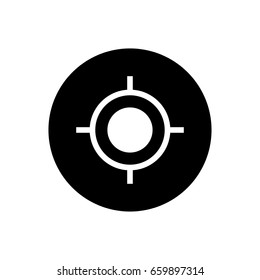 target icon illustration isolated vector sign symbol