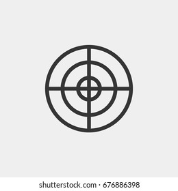 Target  icon illustration isolated vector sign symbol