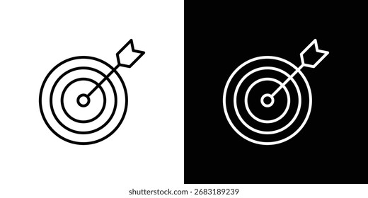 Target icon Illustration. Vector Graphic. EPS 10
