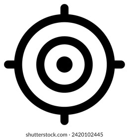 Target Icon Illustration for web, app, infographic, etc
