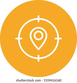 target icon isolated on background
