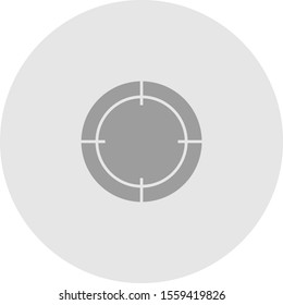 target icon isolated on background
