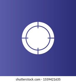 target icon isolated on background
