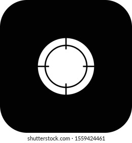 target icon isolated on background
